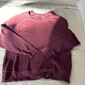 Athleta sweatshirt. Has a vintage feel. Burgundy color